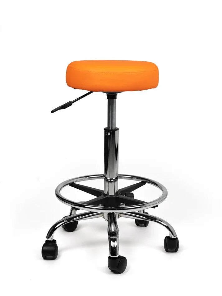 Ergonomischer Rollhocker Orange