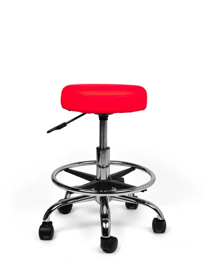 Ergonomischer Rollhocker Rot