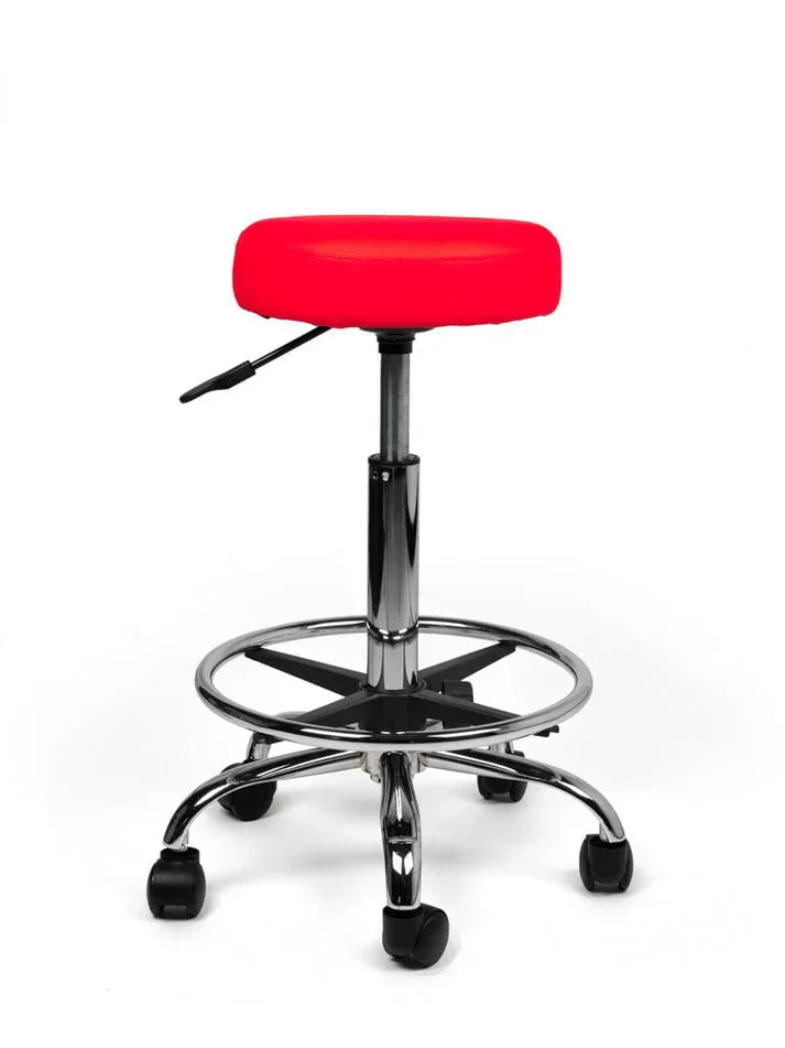 Ergonomischer Rollhocker Rot