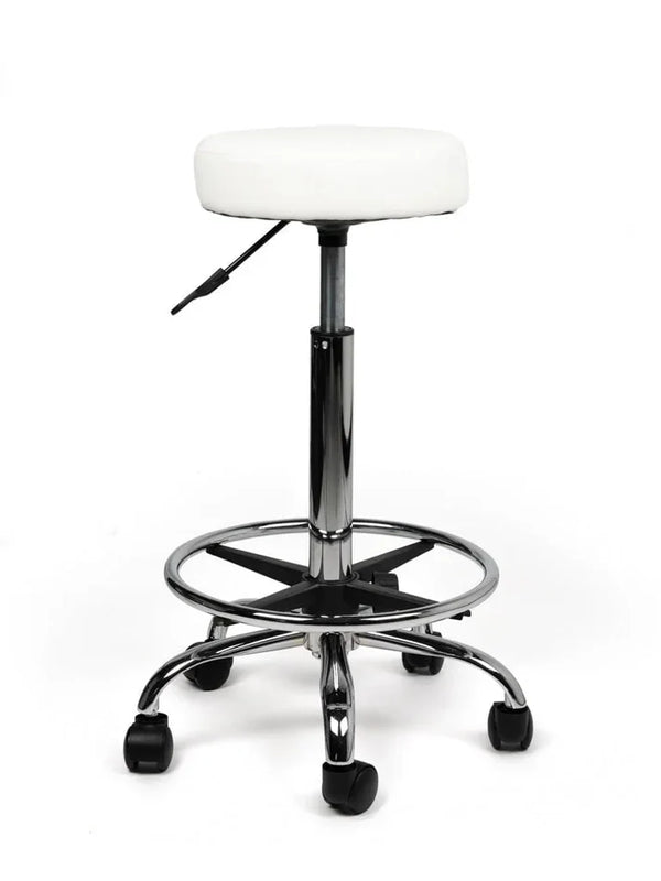 Ergonomischer Rollhocker Weiß