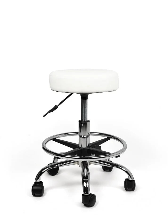 Ergonomischer Rollhocker Weiß