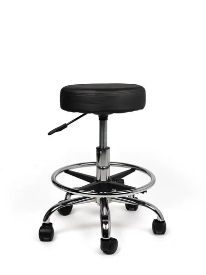 Ergonomischer Rollhocker Schwarz
