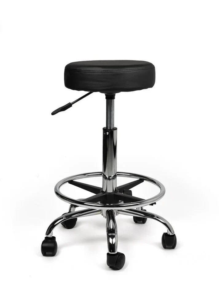 Ergonomischer Rollhocker Schwarz