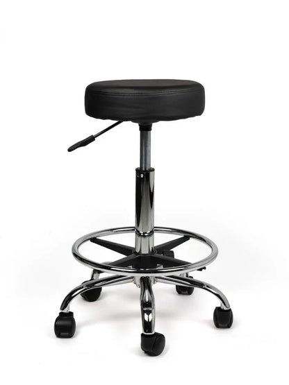 Ergonomischer Rollhocker Schwarz
