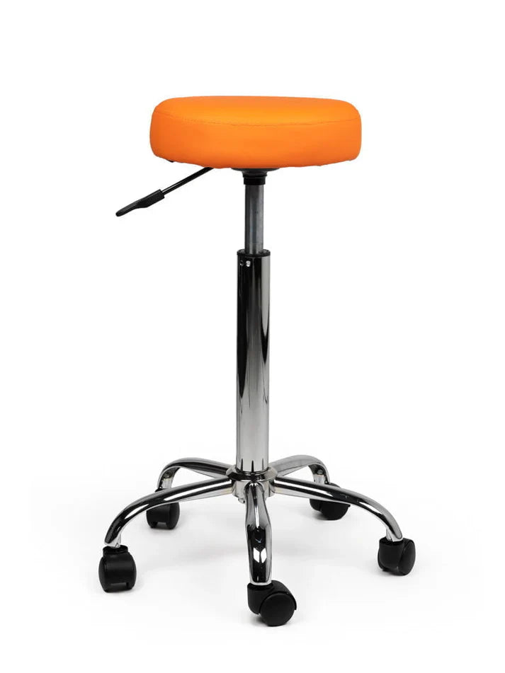 Ergonomischer Rollhocker Orange