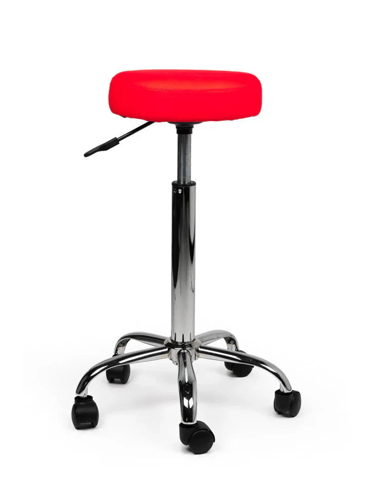 Ergonomischer Rollhocker Rot
