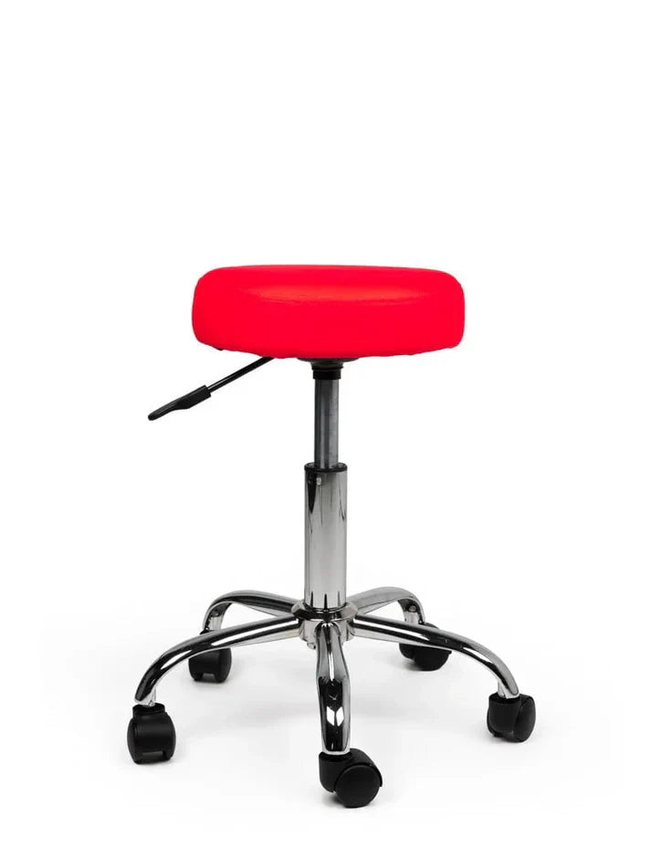 Ergonomischer Rollhocker Rot