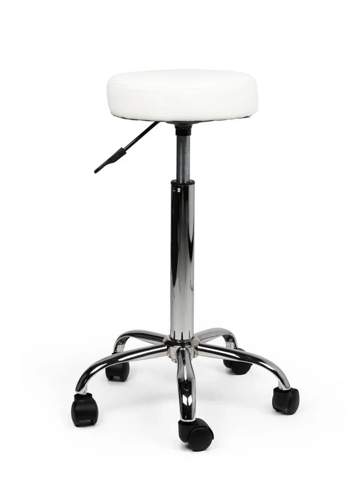 Ergonomischer Rollhocker Weiß