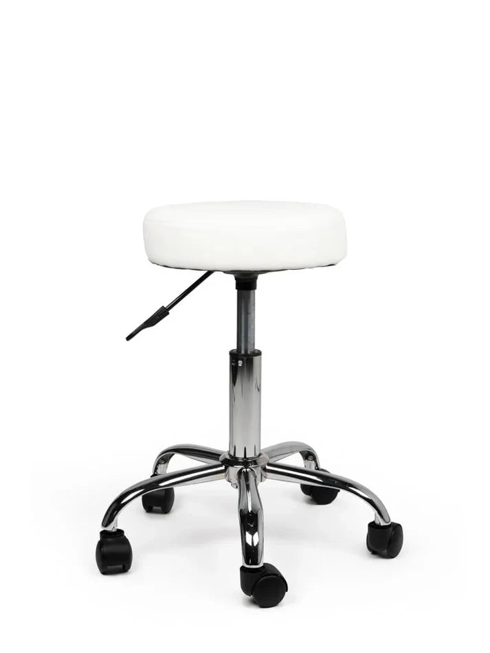 Ergonomischer Rollhocker Weiß