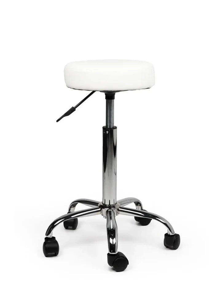 Ergonomischer Rollhocker Weiß