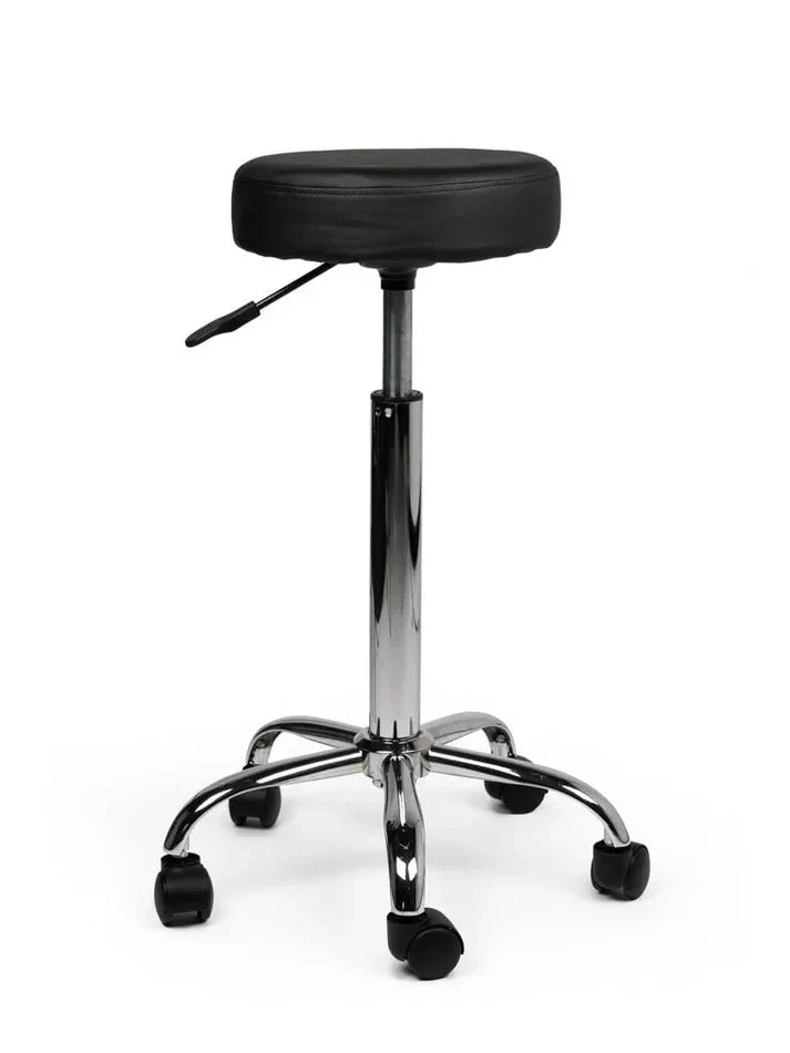 Ergonomischer Rollhocker Schwarz