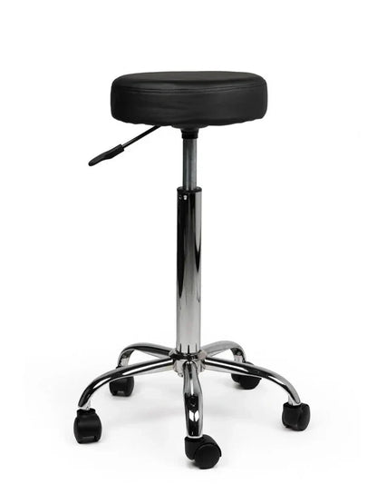 Ergonomischer Rollhocker Schwarz