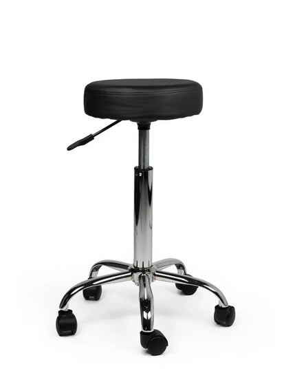 Ergonomischer Rollhocker Schwarz