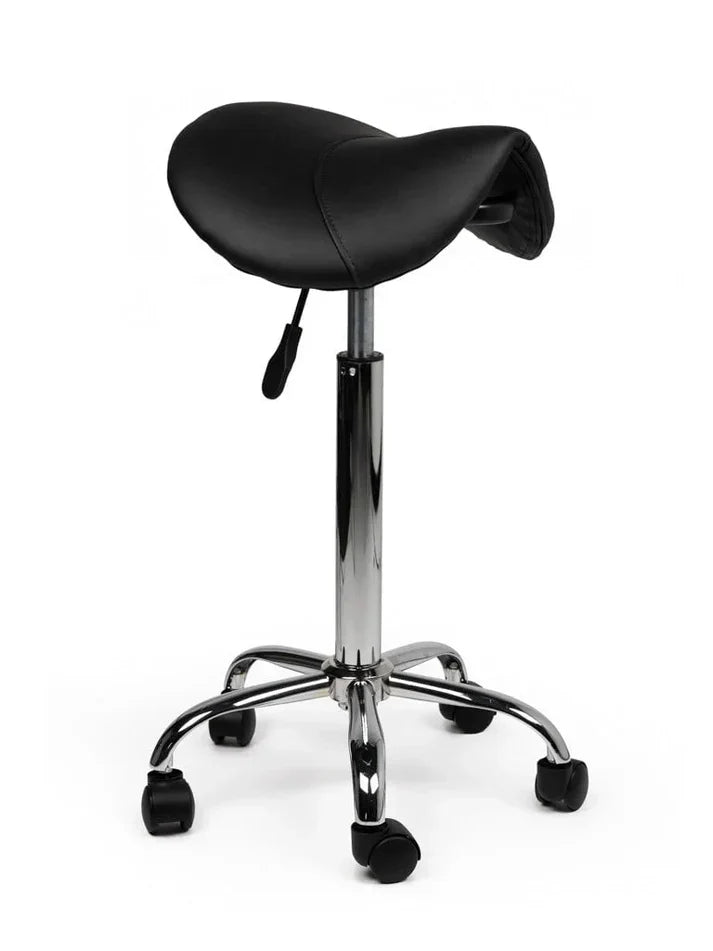 Sattelhocker Schwarz Auf Räder