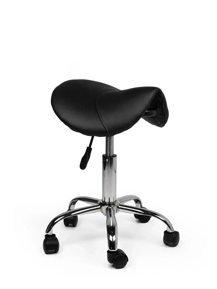 Sattelhocker Schwarz Auf Räder