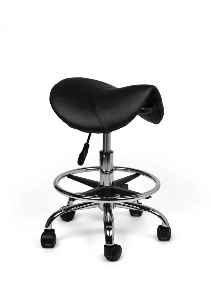Sattelhocker Schwarz Auf Räder